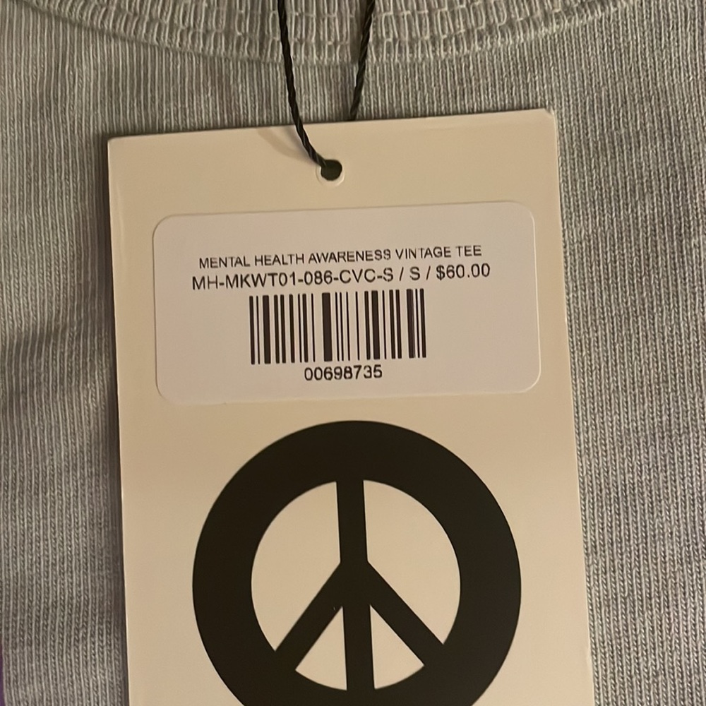 BRAND NEW MADHAPPY HIGH QUALITY MENTAL HEALTH AWARENESS MONTH TEE - Picture 3 of 4